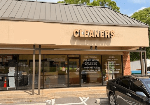Swan Cleaners edited outside front
